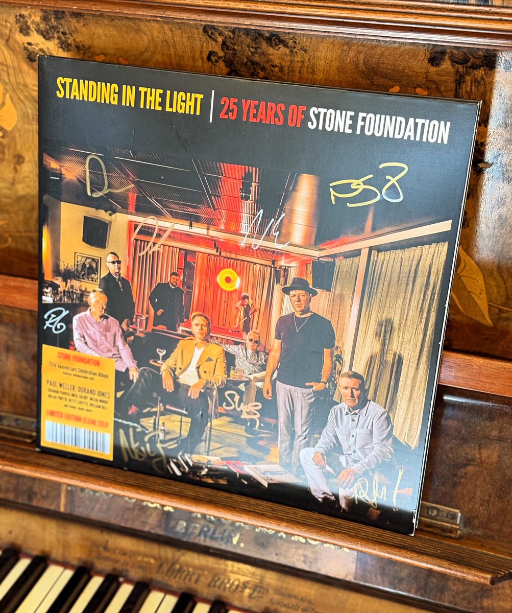 loafersvinyl's tweet image. 💥 This album by @stonefoundation sounding sublime in the sunshine today. 

Looking forward to welcoming them back to Loafers on 31 May for an intimate performance &amp;amp; seeing them support Grace Jones will be very special. 

See you tomorrow for vinyl &amp;amp; coffee.

🔝🎶🍪☕️✌️🍷🍺🙏