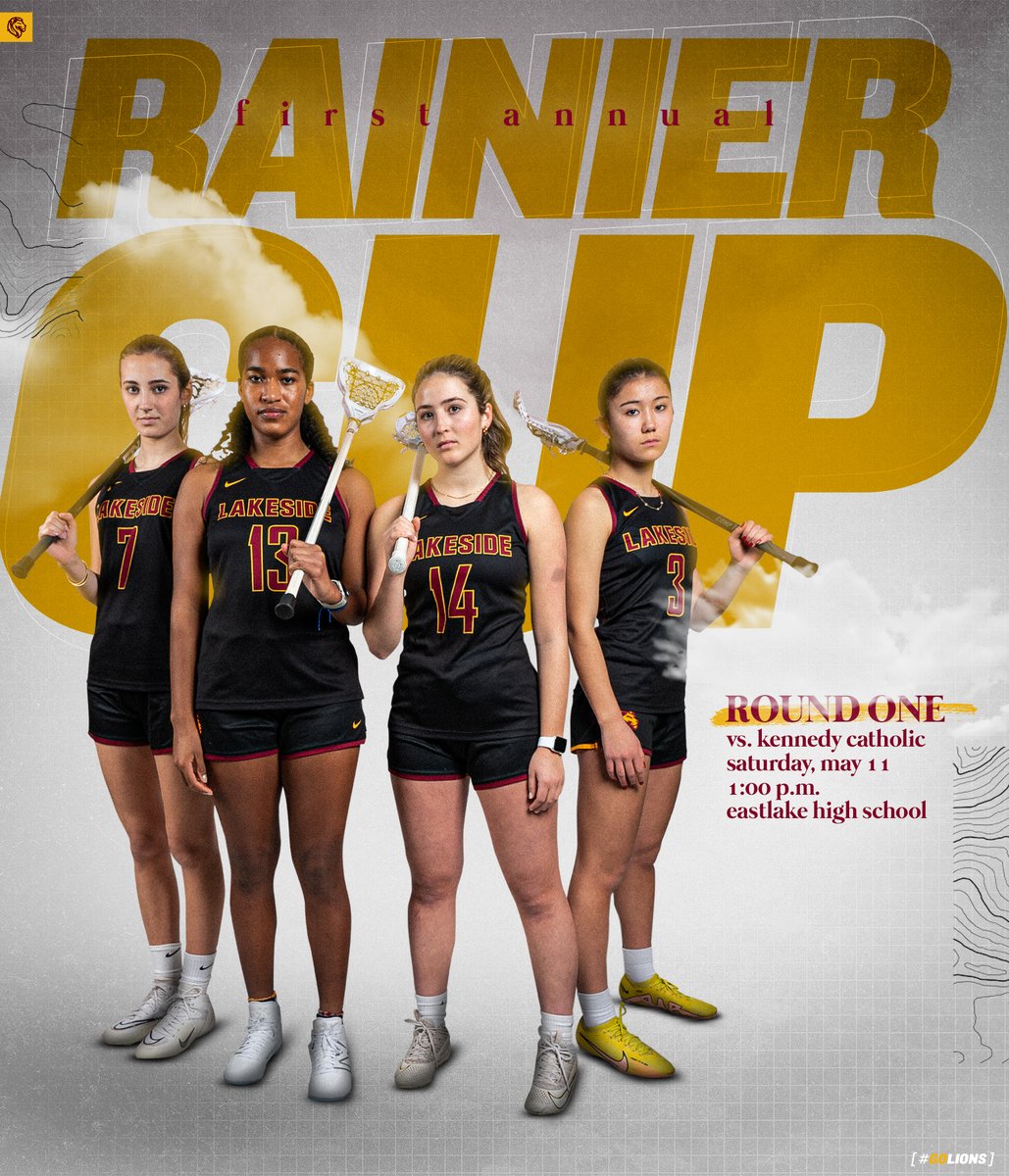 PUMPED to be playing in the first annual Rainier Cup this weekend at Eastlake High School!

Objective #1: beat Kennedy Catholic at 1 p.m. If we win, we'll play again at 5 p.m.

Follow the live bracket here: shorturl.at/oFNP1

#GOLIONS