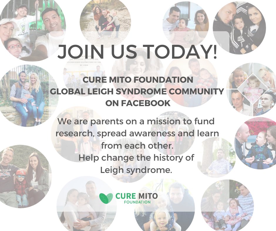 If you have Leigh syndrome or are a parent or caregiver to someone who does please join a FB group: facebook.com/groups/1501358…

#leighsyndrome #mitochondrialdisease