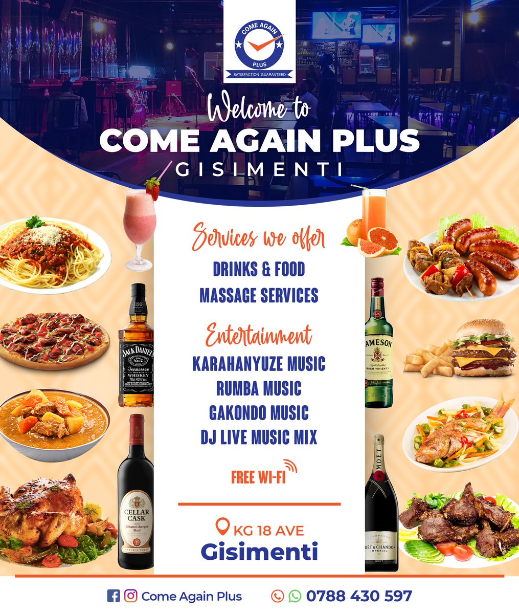 ComeAlex's tweet photo. Welcome to Come Again Bar ltd where Satisfaction guaranteed.......
Come and enjoy your weekend with us https://t.co/NJ9WpOI0DU