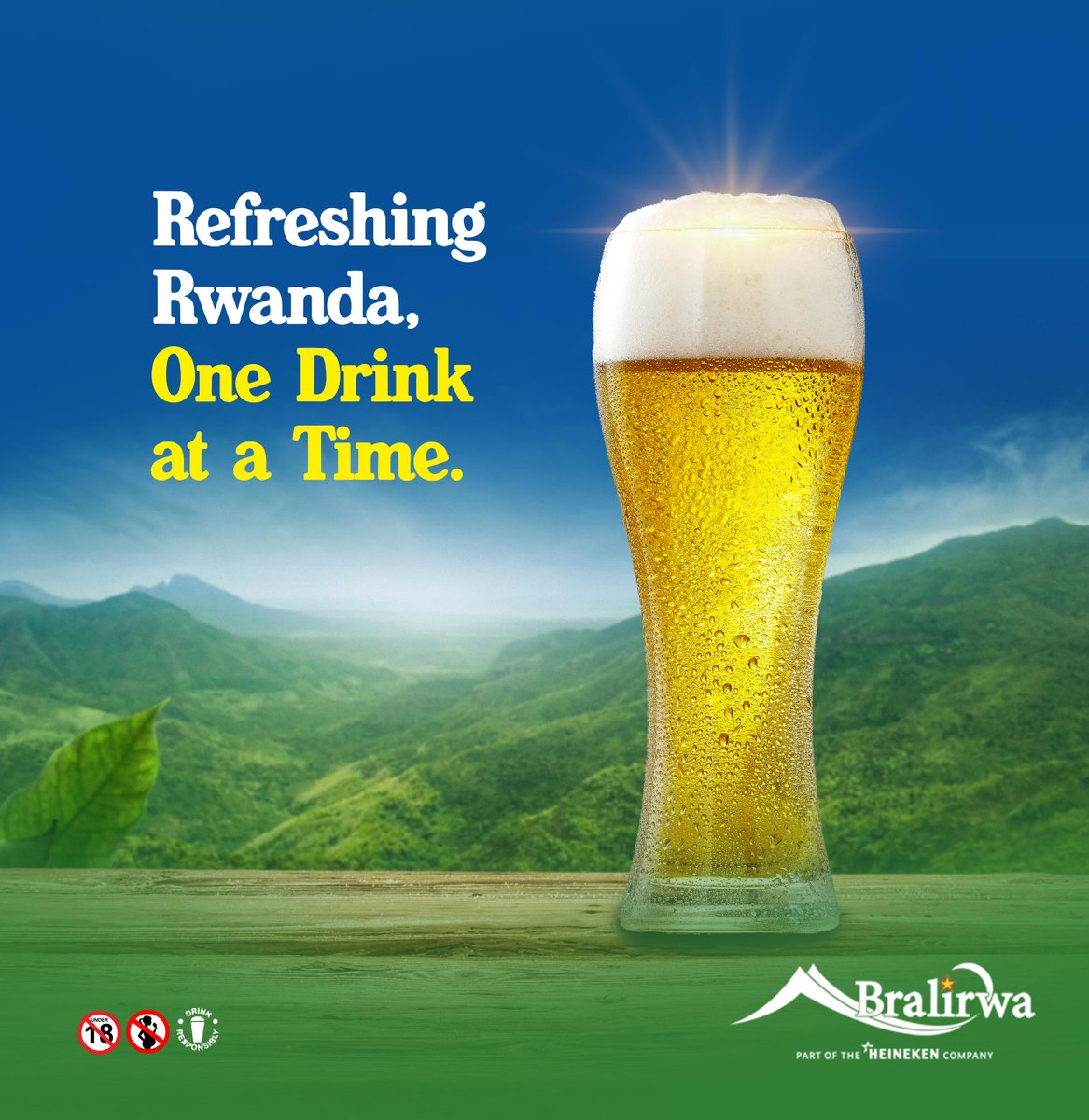 Whether you like your cold beer, sparkling water, or icy soda, you can trust Bralirwa to deliver the refreshment. #drinkresponsibly #webrewthejoyoftruetogetherness #weareheineken