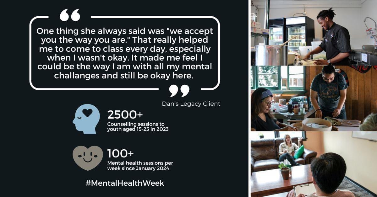 DansLegacyBC's tweet image. Mental Health Week runs from May 6 – May 12. This year, the theme focuses on compassion, and @CMHA_NTL is inviting everyone to start a conversation about how compassion connects.

Learn more: danslegacy.com/2024/05/mental…

#MentalHealthWeek #CompassionConnects