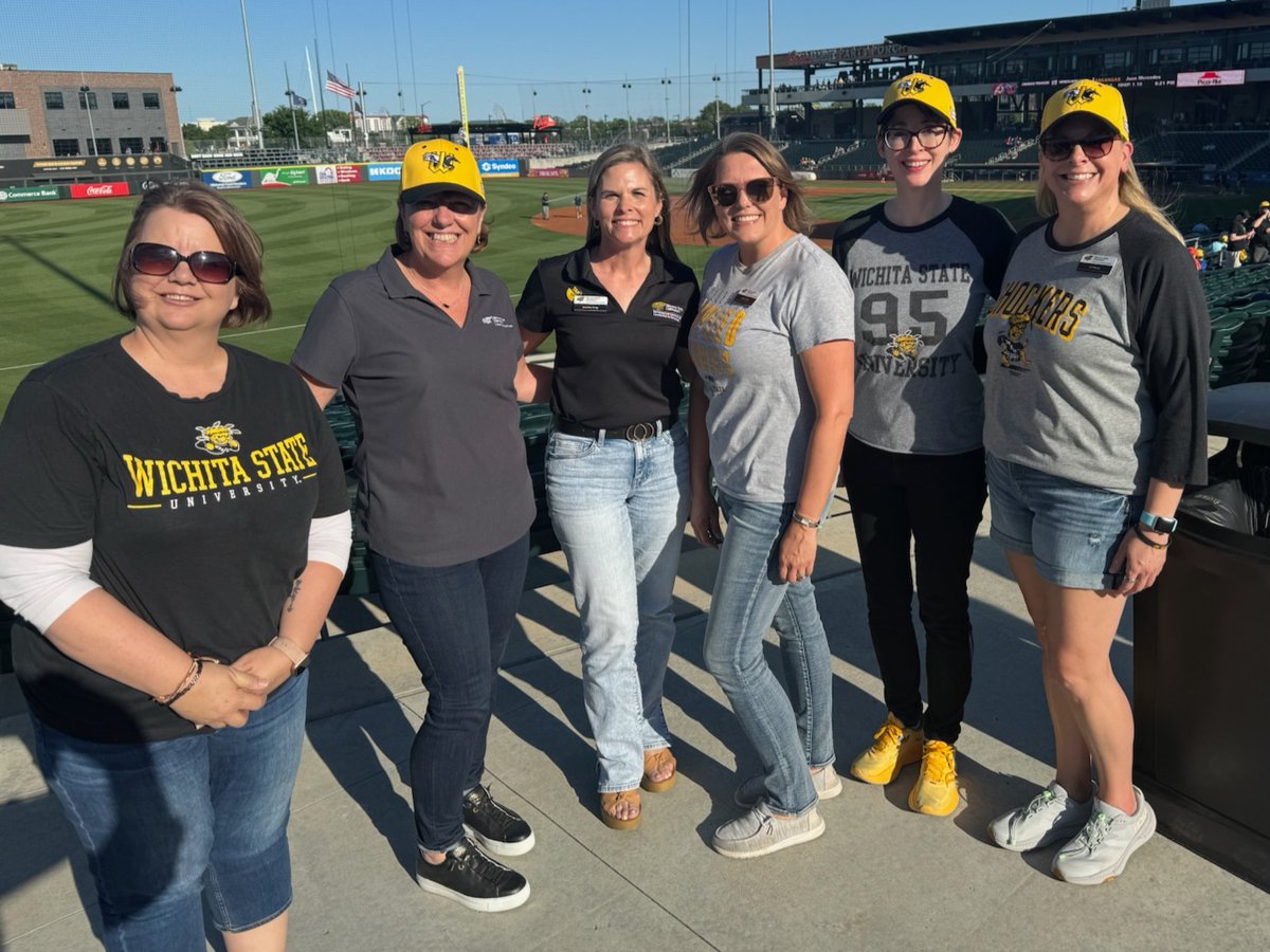 As we celebrate all of our grads at commencement this weekend, the @WichitaStateCAS Teacher Apprentice Program will surpass 1,000 graduates! What better way to honor that milestone than with the first pitch at the @WindSurgeICT baseball game with @CUofAmerica last night! 🎓⚾🌾