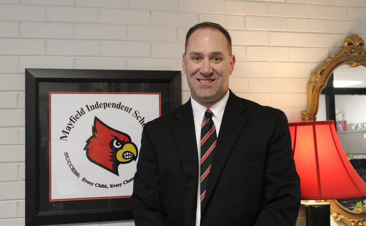 Congratulations to Mayfield Independent Schools Superintendent Joe Henderson on being awarded the First District KMEA Outstanding Administrator of the Year Award. Mr. Henderson will be honored during the organization’s August meeting. It is a well deserved honor!