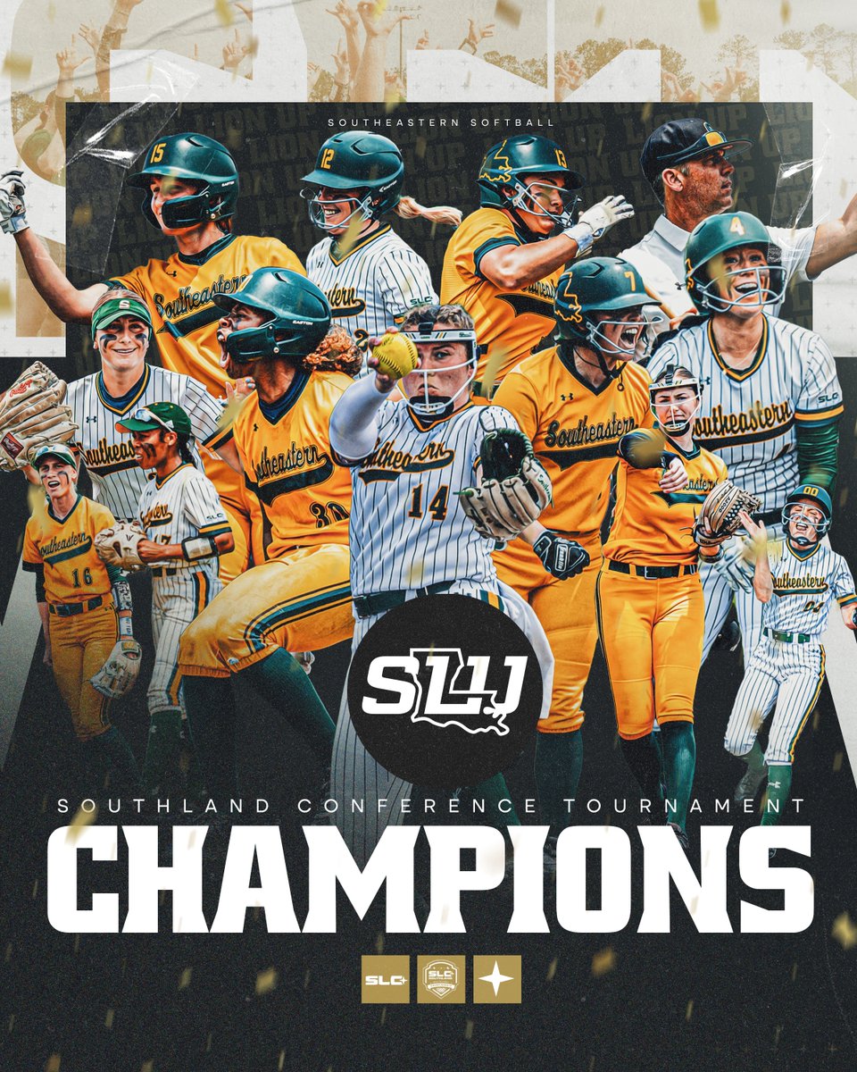 QUEENS OF THE SOUTHLAND 👑 The Southeastern Lions finish their story and are the 2024 Southland Conference Softball Champions for the first time in program history! #EarnedEveryDay