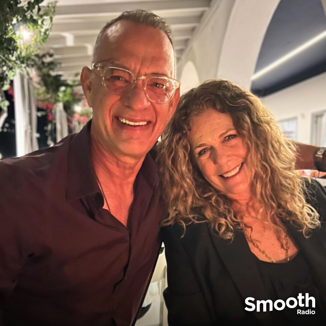 This photo of #TomHanks and #RitaWilson = 💜 (📷: ritawilson)