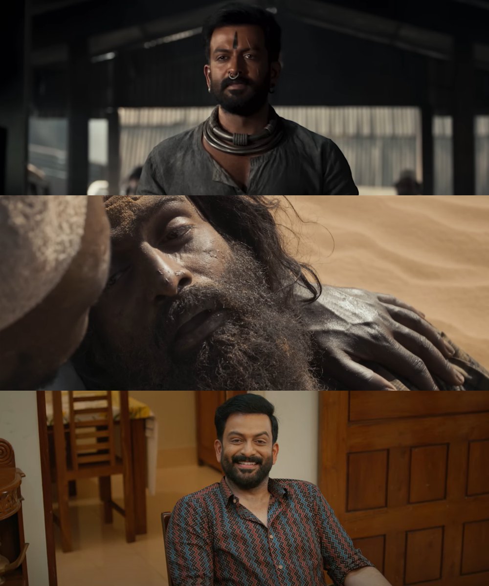 I know many Malayalam rocks in this department, but still, salute to Prithviraj Sukumaran and his undeniable range 🔥🔥