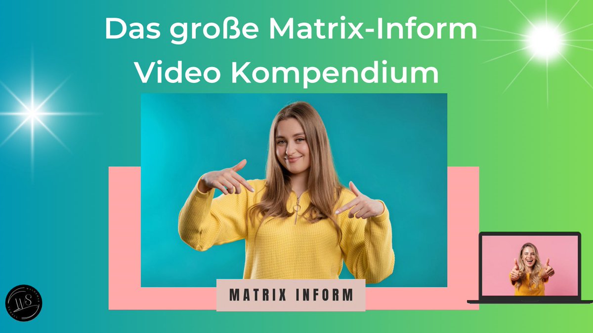 Das große Matrix-Inform Video Kompendium 
Erfahrungen, Wissen und Erkenntnisse aus 15 Jahren Quantenheilung-Praxis in einer umfangreichen Wissens-Bibliothek. Die häufigsten Themen – ihre (energetischen) Ursprünge, Hintergründe und mögliche Lösungsansätze! cutt.ly/pw6qOLLO