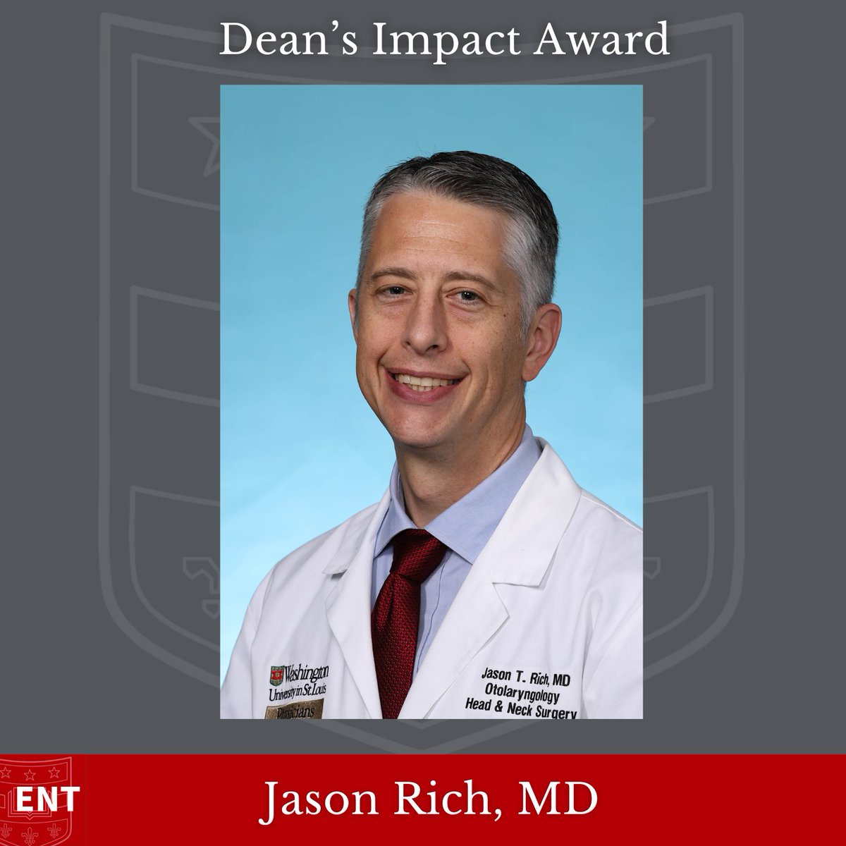 Congratulations to Jason Rich, MD, on being the 2024 Dean’s Impact Award recipient! Well deserved!