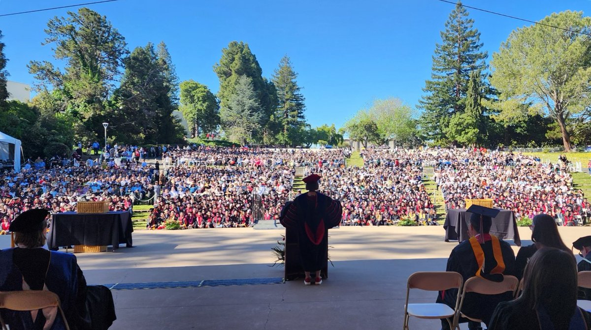 We are already on day two of our commencement ceremonies! Today is all about our College of Science. I can feel the energy in the air as the loved ones of our graduates help us celebrate. On to the next ceremony! #csueb #csuebgrad #classof2024