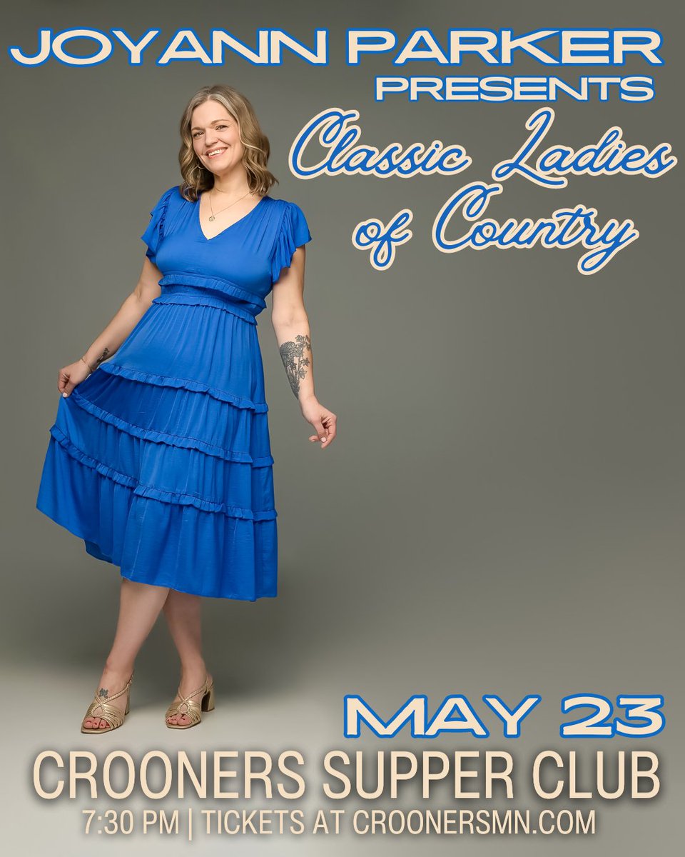 Two chances to see me at Crooners Supper Club later this month! Get tickets and show info at croonersmn.com 🎙️