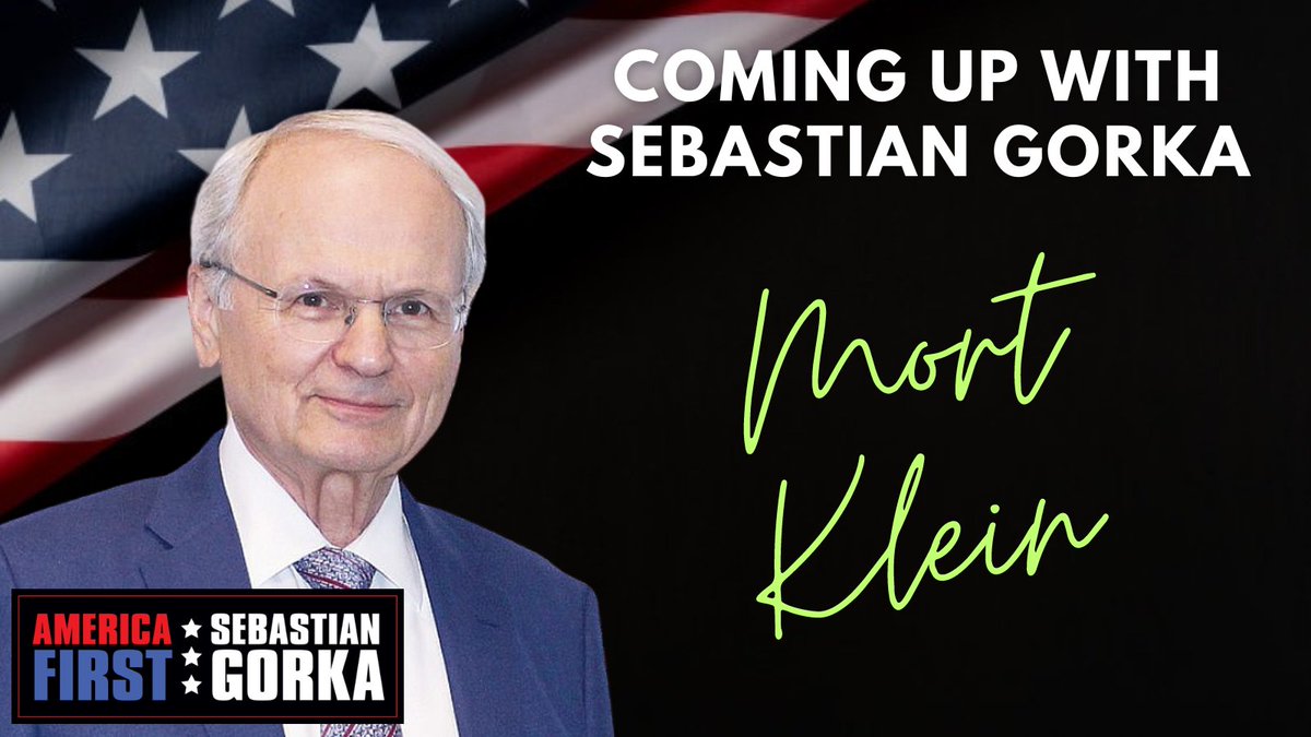 .@MortonAKlein7 joins me NEXT on #AMERICAFirst WATCH NOW | SalemNewsChannel.com