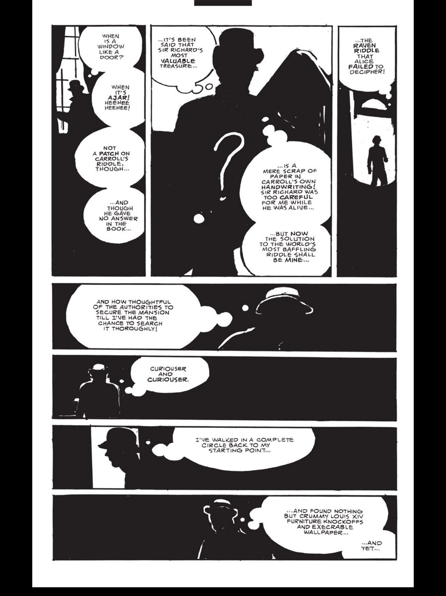 JPL and Workman giving a masterclass on page design on this story by @WalterSimonson
The tiny riddler on the first panel last page is just perfect