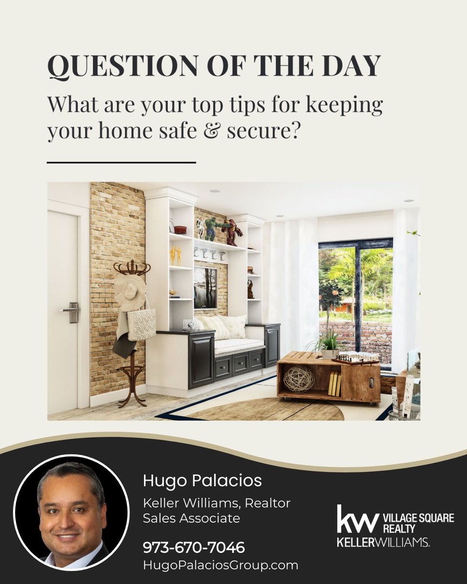 Keeping your home safe is crucial! What are your top tips for keeping your space safe and secure? 

Whether it's installing smart locks or setting up a robust security system, share your insights!

#homesafety #homesecurity #securehome #safehome #safetytips