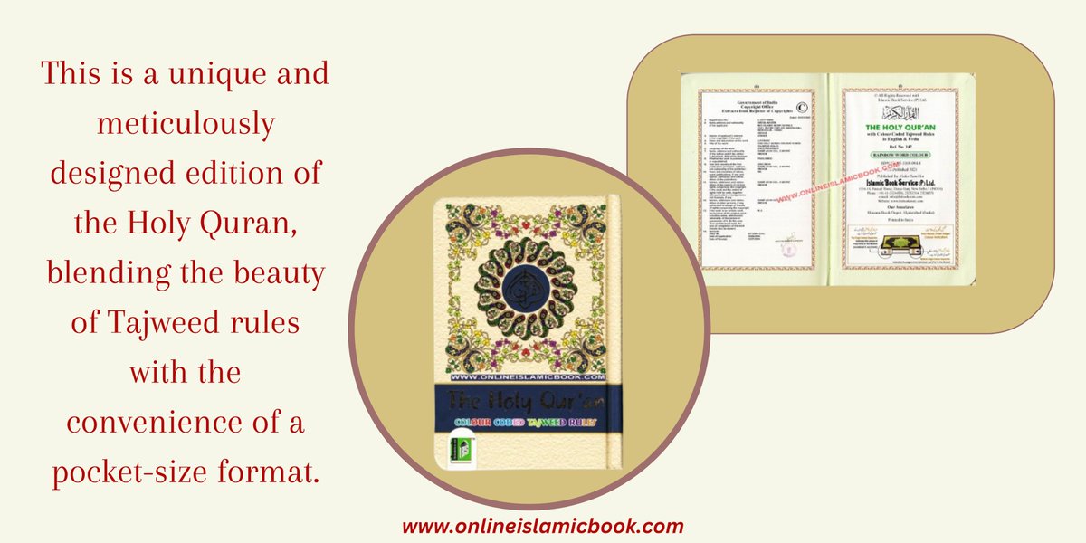 Shop Now:---> t.ly/4uZf2

The Holy Quran Colour Coded Tajweed Rules in English and Urdu (Ref -347) 15 Lines Quran (Pocket Plus Size)

#Tajweed #holyquran #colorcoded #islamicstudies #ReligiousText #easyreading #muslimcommunity #learningtools #FaithGuidance