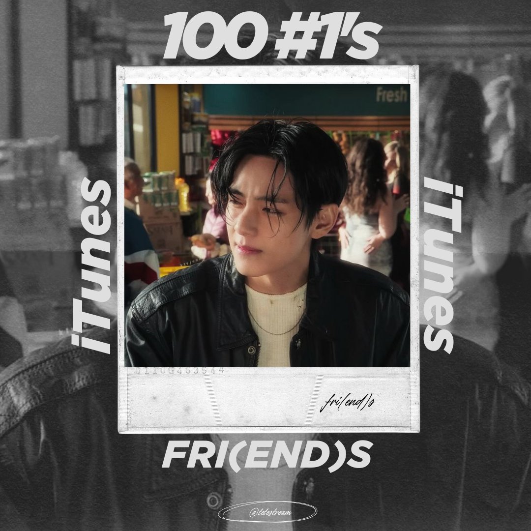 tetestream's tweet photo. V's "FRI(END)S" has now achieved #1 on iTunes in 100 countries around the world, the first song by any act this year to do so!

CONGRATULATIONS TAEHYUNG
#Friends100개국1위
#100No1sFriends https://t.co/jUuD6svbJk
