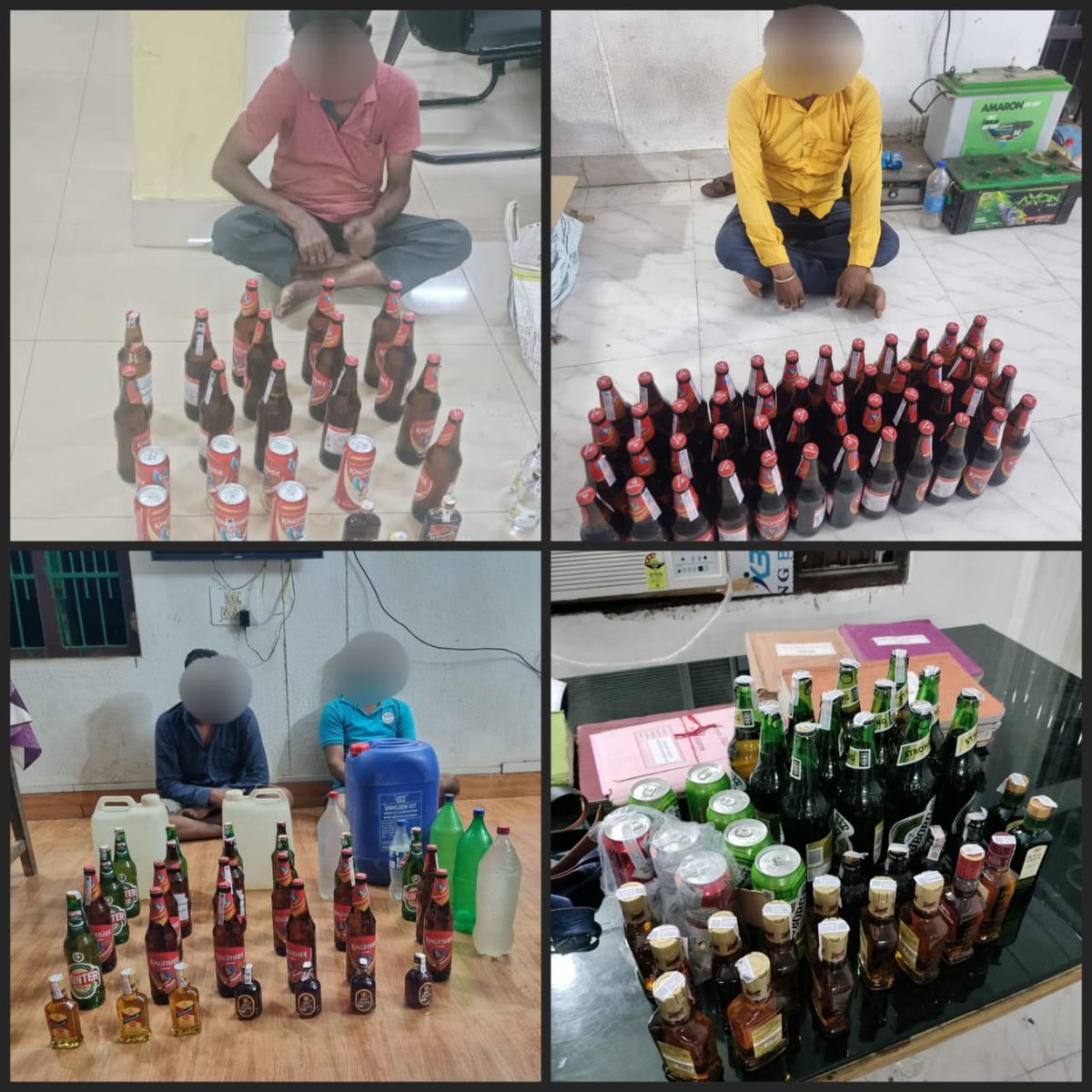 In separate Excise raids, Balasore Police has seized more than 78 ltr FL, 60 ltr ID liquor, arrested 5 persons & registered 5 separate cases (Soro PS-2, Oupada PS-2 & Khaira PS-1). Balasore Police will continue the drive against illegal liquor.