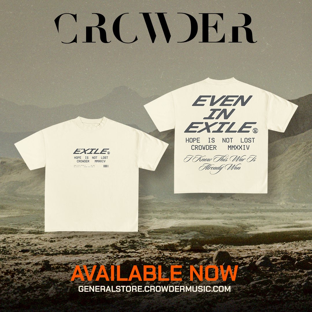 Check out our brand new “Even in EXILE” t-shirt 🙌 Grab yours at the General Store through the link in bio today!