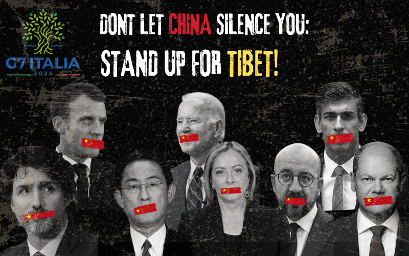 The G7 Summit will be held in Borgo Egnazia, Italy, from 13-15 June 2024. Demand #G7 take URGENT action against China's crackdown in Tibet and protect Tibetan children. Tap ⬇ and join the action actions.tibetnetwork.org/g7-protect-tib… #G7Summit #StandUpForTibet
