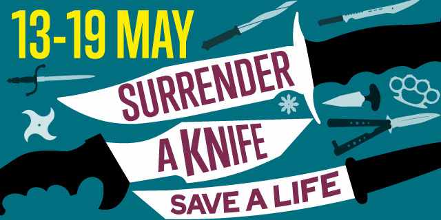Good evening Team 4 here, 

Next week 13th May - 19th -May A knife and weapons surrender will run across Merseyside with drop-off points available at 10 police stations across Liverpool, St Helens, Knowsley, Sefton and Wirral.
#stopknifecrime