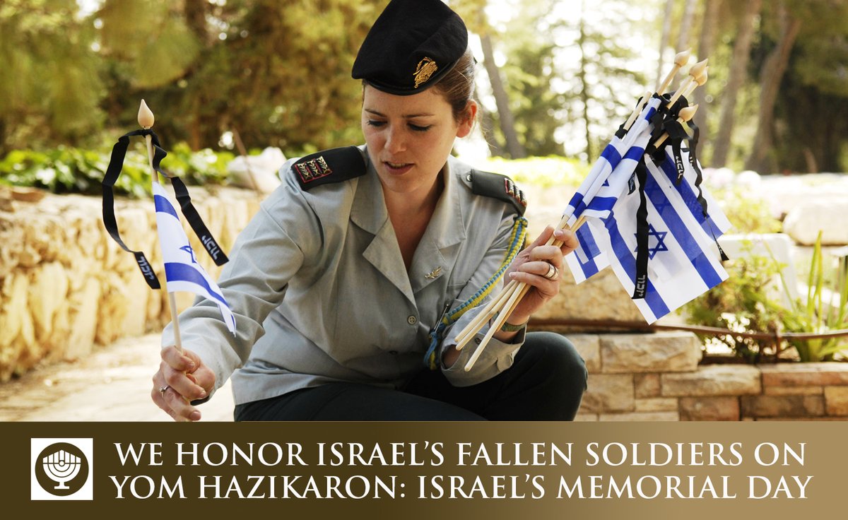 This Yom HaZikaron marks Israel's first Memorial Day since the horrific events of Oct. 7. We hold in our hearts those who have fallen in defense of the Jewish state since that harrowing day, and honor all Israelis who have lost their lives in battle or as victims of terror. 🇮🇱