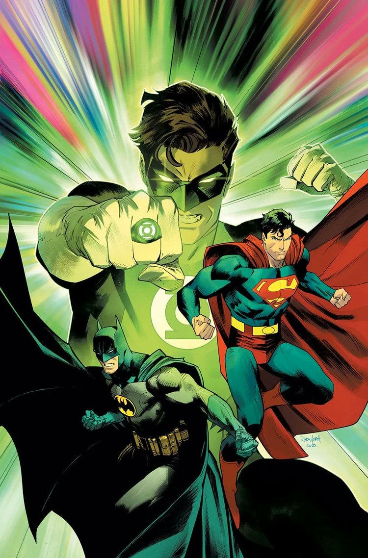 GREEN LANTERN. SUPERMAN. BATMAN.
by Dan Mora