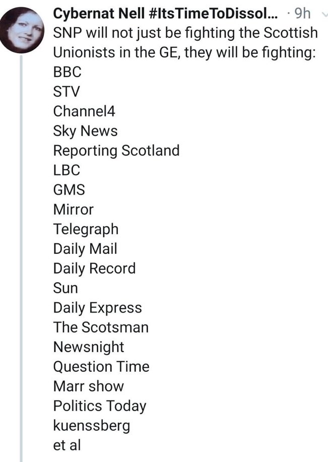 Great post! It’s as if Little England’s Tory media have the right to own us, and what do these overpaid, media charlatans have to offer us? Sweet fuck all! Independence will sort them out.