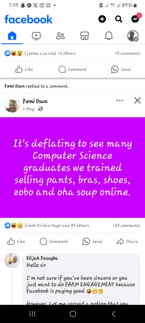 @femiosun please prove this to us.

#Laspotech
#ComputerScience
#SUG 
#Nigeria 
#Nigeriastudent