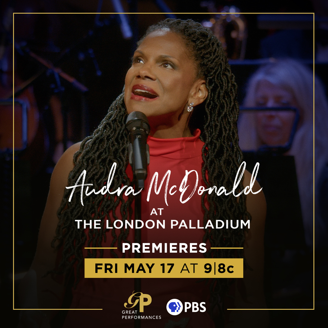 Enjoy Audra McDonald performing a repertoire of classic Broadway songs in London. 'Audra McDonald at the London Palladium' premieres Friday, May 17 at 9/8c on PBS. #GreatPerformancesPBS