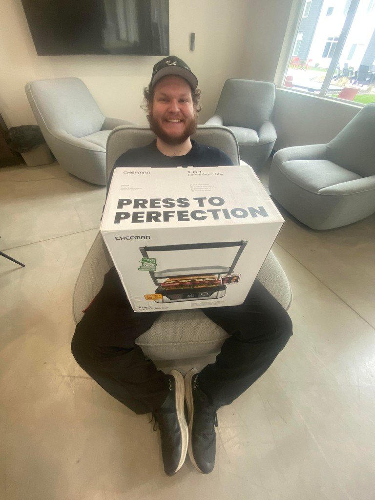 Want to brighten up your choice of food, come to our block party next Saturday to try and win this panini press that doubles as a grill and griddle. Quick and easy turkey melts or grilled cheese!!!! #TheBenjaminLofts #ShowMeTheBenjamin #BenjaminLofts #fyp #CheneyWA