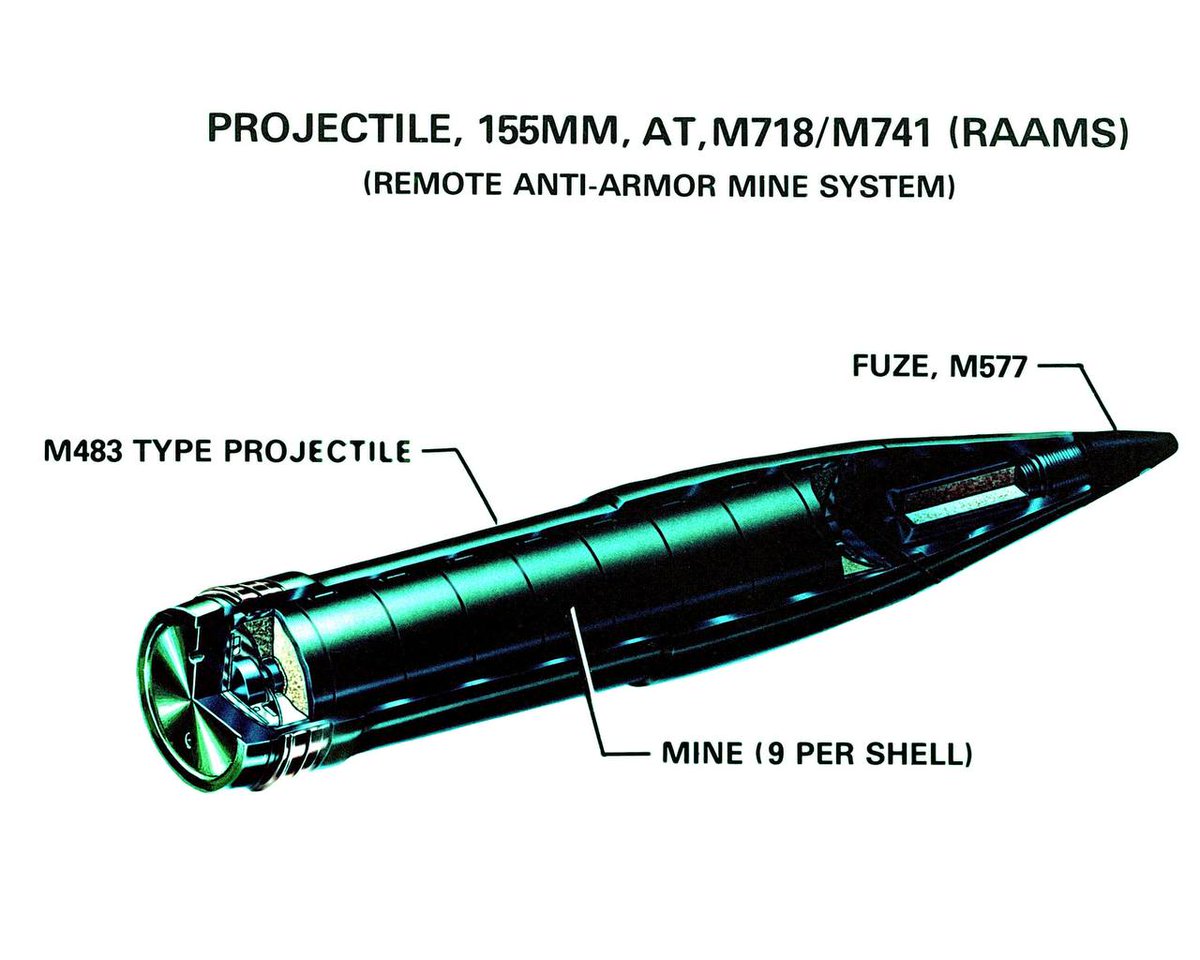 🇺🇸🇺🇦 Latest US aid package includes RAAMS shells for remotely laying mines.