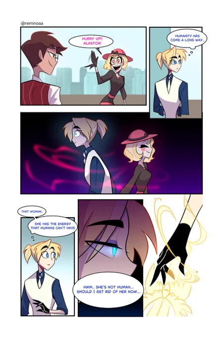 Behind story 
https://t.co/qUkSZ3kzLM
#HazbinHotelMichael #remiOC #HazbinHotelAlastor 