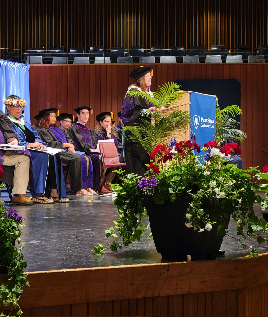 DickinsonLaw's tweet image. Pennsylvania Attorney General and Commencement Speaker Michelle Henry encouraged the class of 2024 saying, "The reality is with this degree you have the key to unlock a future of success and impact." #DickinsonLaw2024 #PracticeGreatness