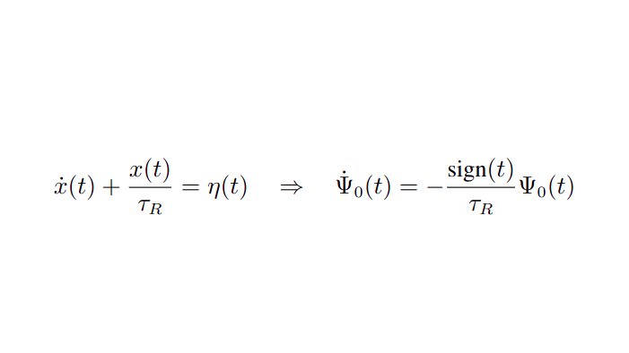 Sometimes the relaxation function of a system may be too hard to calculate. How can we deduce the differential equation behind the relaxation function given the differential equation of motion of the system?
