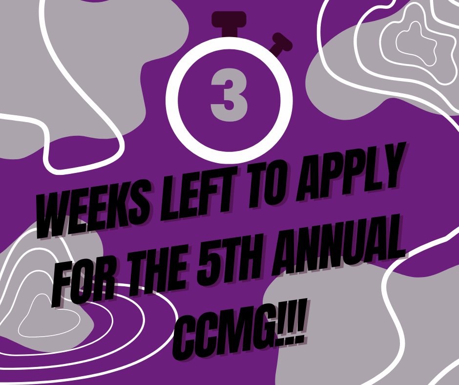 The countdown is on!!! Only 3 weeks left to apply for the 5th Annual CCMG, which awards a free fitness center to a deserving organization! Visit our website for more information! TheCCMG.org #TheCCMG #CCMG2024 #CCMG2023 #CCMG2022 #CCMG2021 #CCMG2020 #fitness