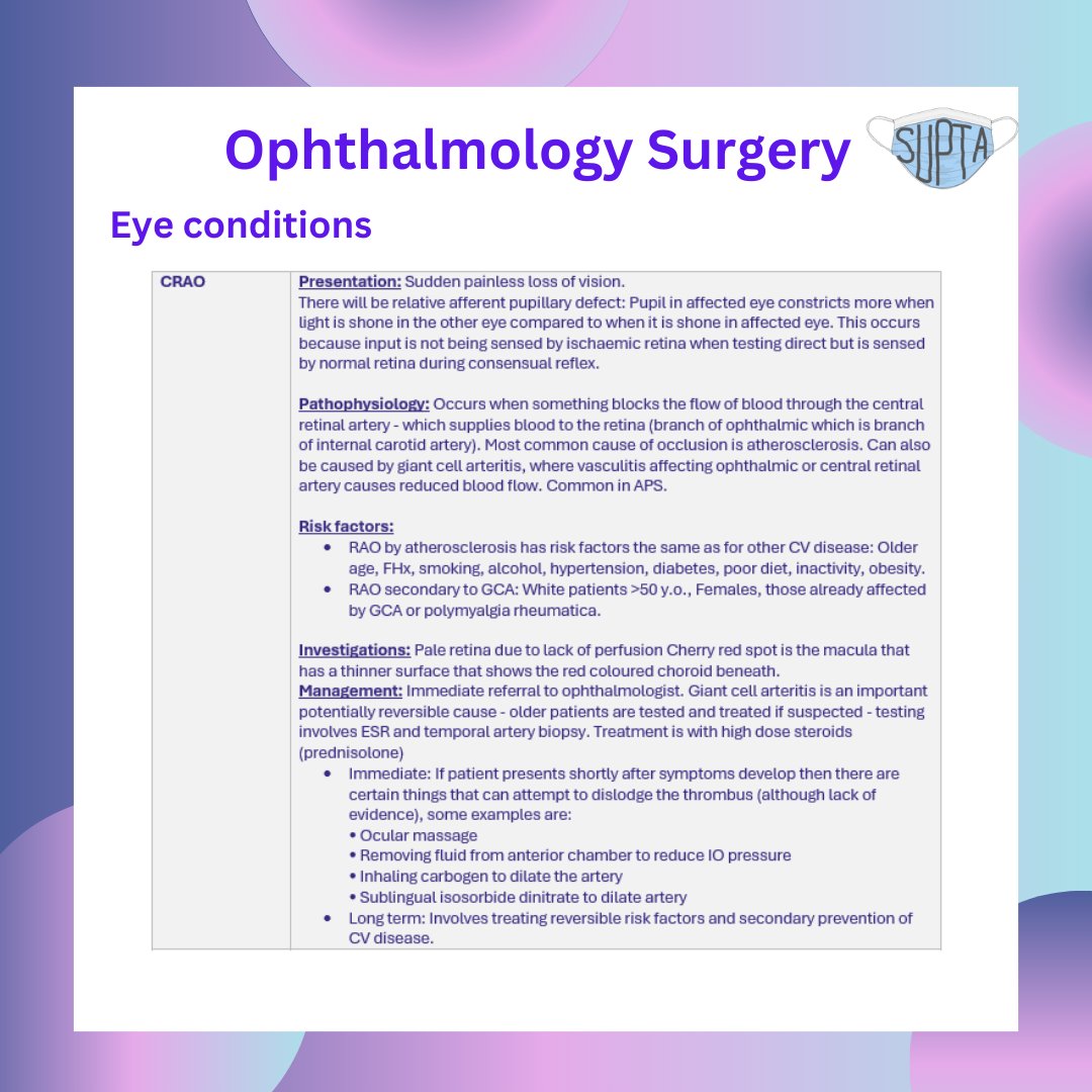 supta_uk's tweet photo. This is the final part of our summary! Please reach out if you have any questions :)) 

⚕️Stay tuned and we look forward to seeing you all next week for Paediatric Surgery! https://t.co/B2qrQ0Lpov