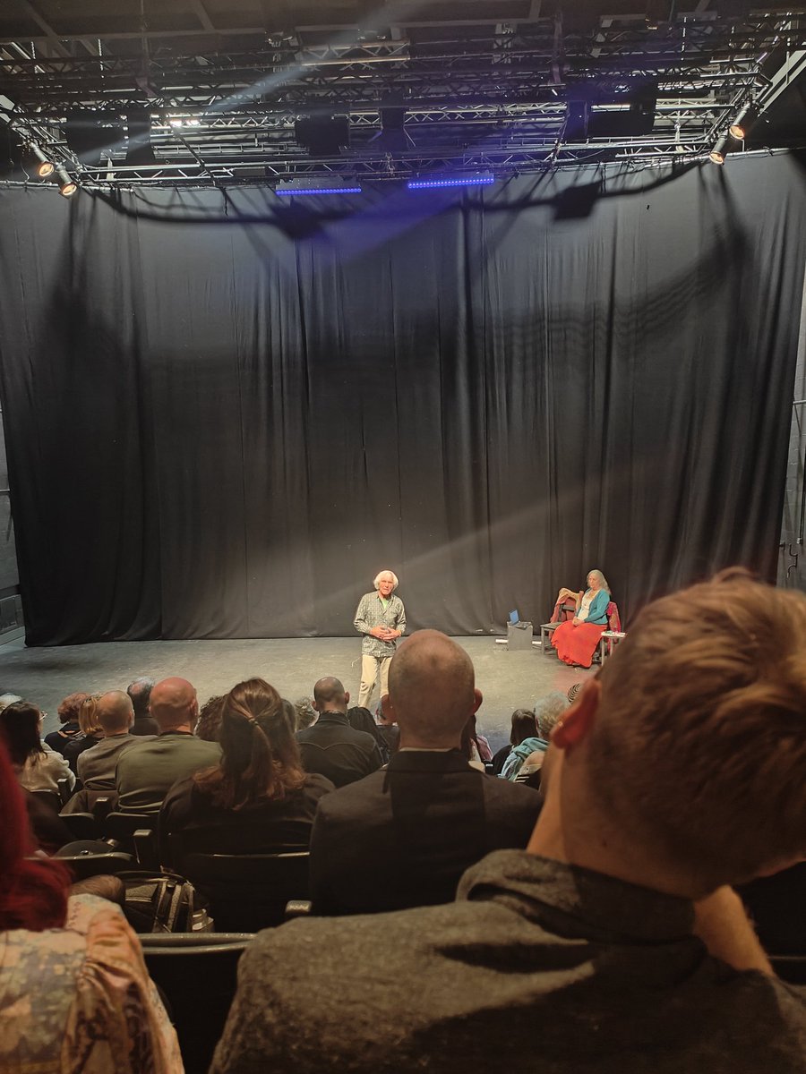 "the voice emits a sound and the body dances with it" Eugenio Barba this evening in Dublin #SCENARIO2024