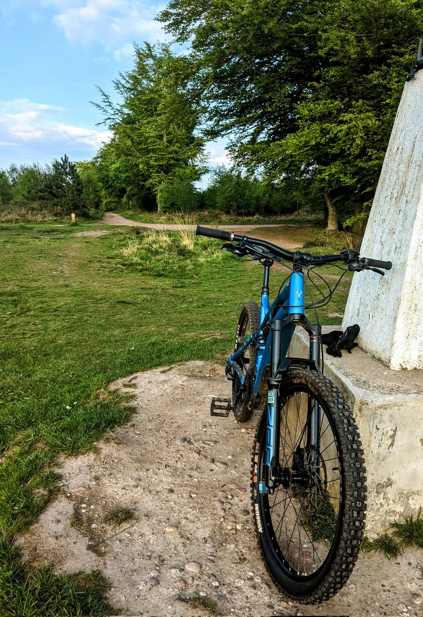 Starting the weekend with quality time on the #mountainbike in the forests of #Staffordshire on a gorgeous evening 🌲🚴‍♂️🌲 #ebike #ebikes #mountainbiking