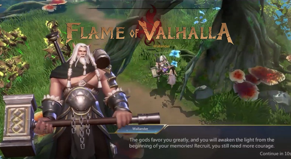 Role Announcement - I play Wallander, Hahlajad The Berserk, & a few other characters in the new #MobileGame , #FlameOfValhalla ⚔️🛡 ! This #MMORPG is available on mobile devices & desktop! #VoiceActing #VoiceActor #VideogameVoiceActor