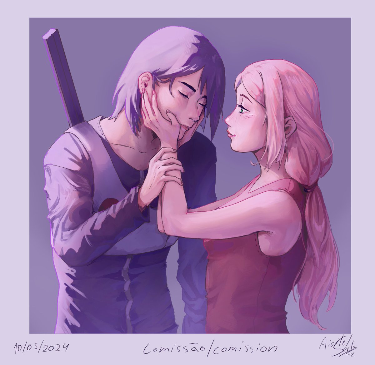 comissão #sasusaku fresquinha na sua timeline