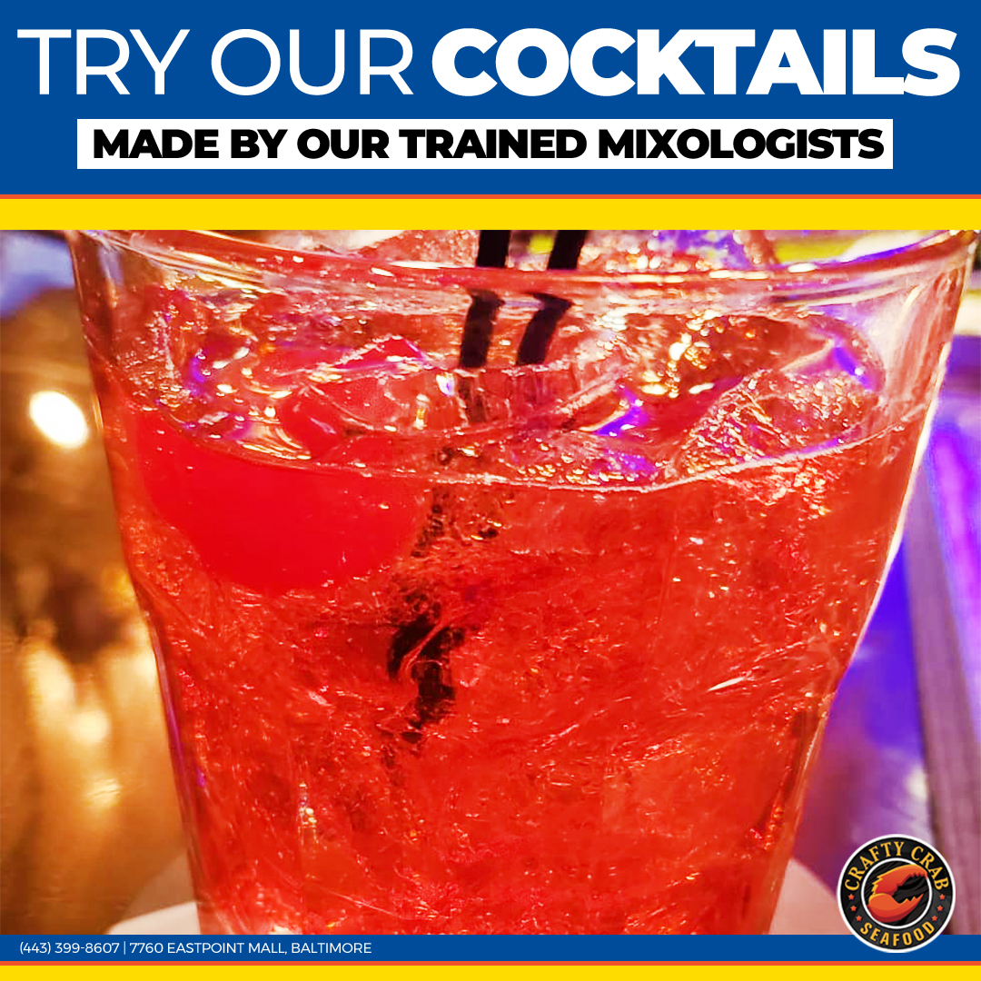 Let our trained mixologists make you some of their magic to go with your seafood!

Our handcrafted cocktails pair perfectly with our whole menu, so order one (or two) and see for yourself! 
–
#Baltimore