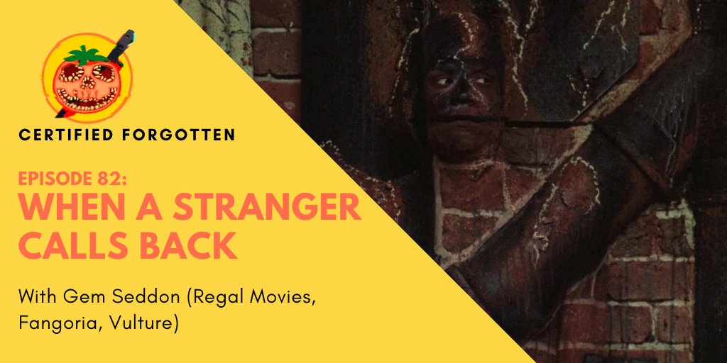 Ep 82: WHEN A STRANGER CALLS BACK (1993) Special Guest: @gem_seddon RT Reviews: 🍅 5 / ☠️ 3 Join us for a conversation about sequels, stalkers, 90s horror, and ... ventriloquism? Apple Link: podcasts.apple.com/us/podcast/cer… Spotify Link: open.spotify.com/episode/3UiyCl…