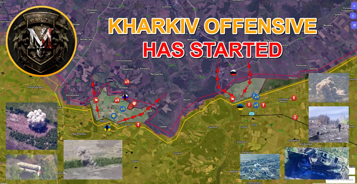 #UkraineRussiaWar According to the Ukrainian Ministry of Defense, Russian troops have crossed the border near Kharkiv today. Many pro-Ukrainian bloggers are reporting that a major Russian offensive has begun. However, there is currently no video evidence of the villages that…