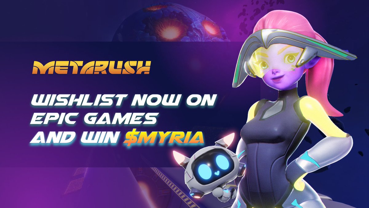 Metarush (@playmetarush) on Twitter photo 🎉 Happy Weekend, Gamers 🎉
To make your weekend even better, we're excited to extend our giveaway for an additional week! 🚀
Like + RT this tweet below and add Metarush to your wishlist on <a href="/EpicGames/">Epic Games Store</a> for a chance to get your share of $MYRIA and a guaranteed spot in the 🎉 Happy Weekend, Gamers 🎉
To make your weekend even better, we're excited to extend our giveaway for an additional week! 🚀
Like + RT this tweet below and add Metarush to your wishlist on <a href="/EpicGames/">Epic Games Store</a> for a chance to get your share of $MYRIA and a guaranteed spot in the