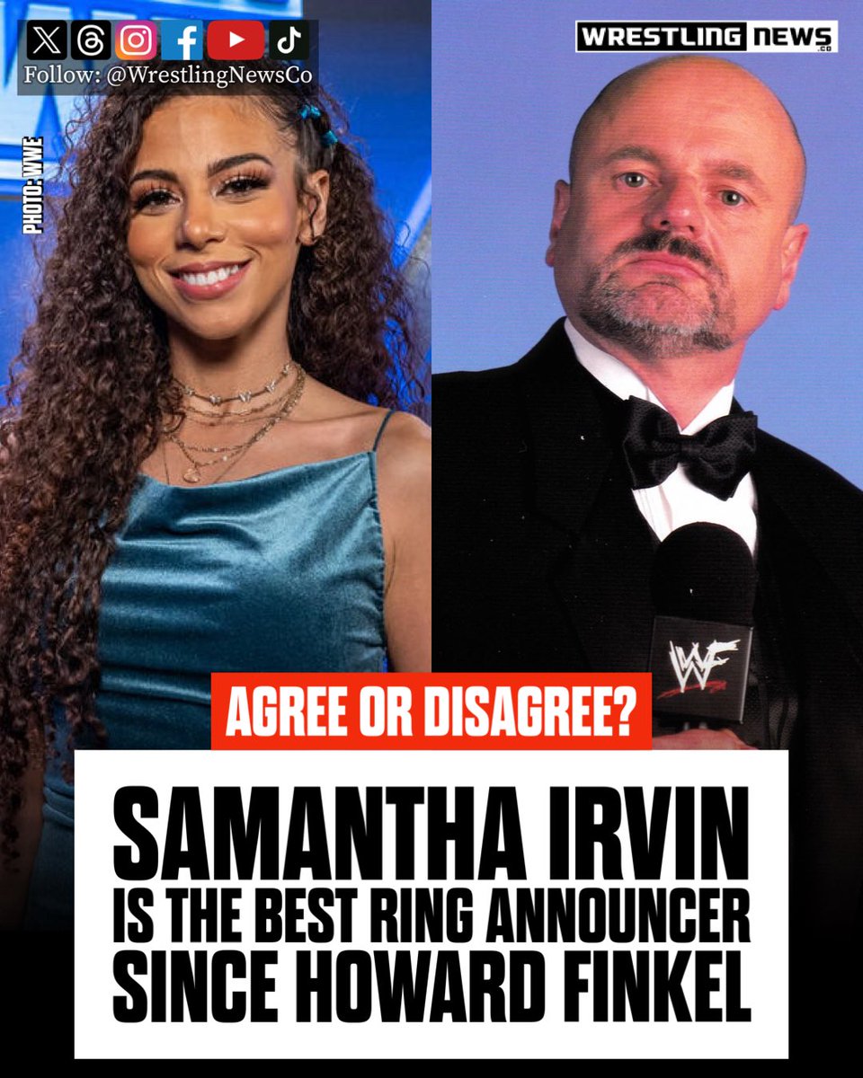 Samantha Irvin is the best ring announcer since Howard Finkel.