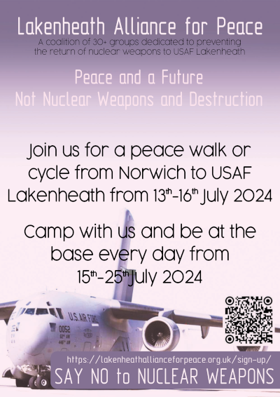 Say NO to US nuclear weapons in the UK! #nuclearban
