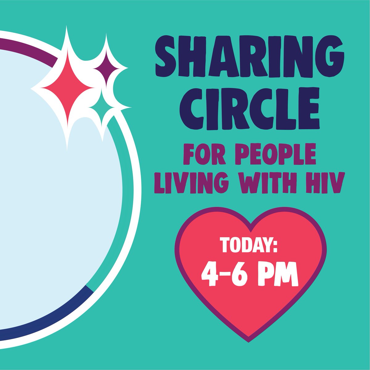 All of US Sharing Circle for people living with HIV. Sharing Circles will be led by a Knowledge Holder.

765 Main Street 4-6 p.m. 

#GoAskAuntie 
#STBBIAwareness
#SexualHealth
#SexualWellness
#StopTheStigma
#SexualHealthServices
#IndigenousSexualHealth
#IndigenousClinic