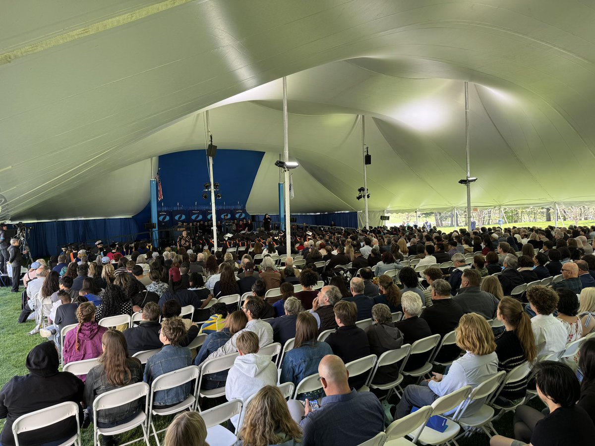 Full house at <a href="/OlinCollege/">Olin College</a> for the 19th Commencement, celebrating the Class of 2024!