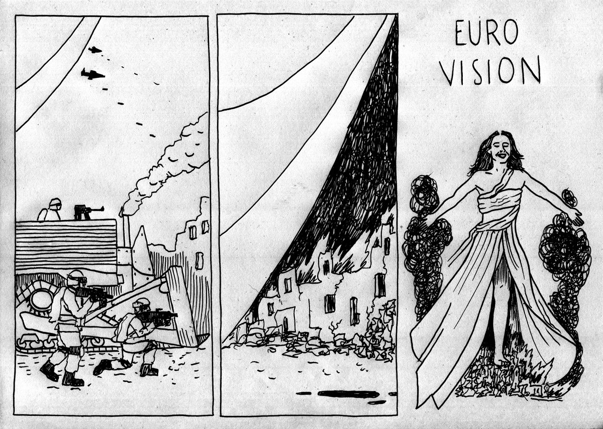 euro - vision. #satyra #strefagazy #eurowizja2024 #golan #CeasfireNow #eurovision #GazaGenocide