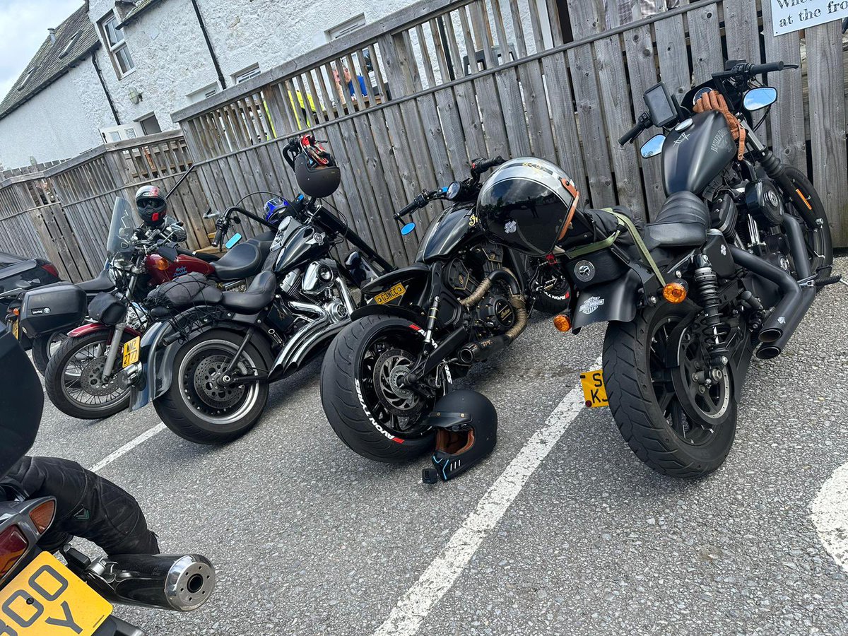 monmasons's tweet photo. Members of the Monmouthshire Masonic Riding Association are in Scotland this week, perambulating on two wheels. Their plan, to ride 1500 miles over six days, taking in the scenery of the #CrieffCloverleaf #fraternity #MMRA @monmasons 🏴󠁧󠁢󠁷󠁬󠁳󠁿🏴󠁧󠁢󠁳󠁣󠁴󠁿 https://t.co/d7359OAjEf